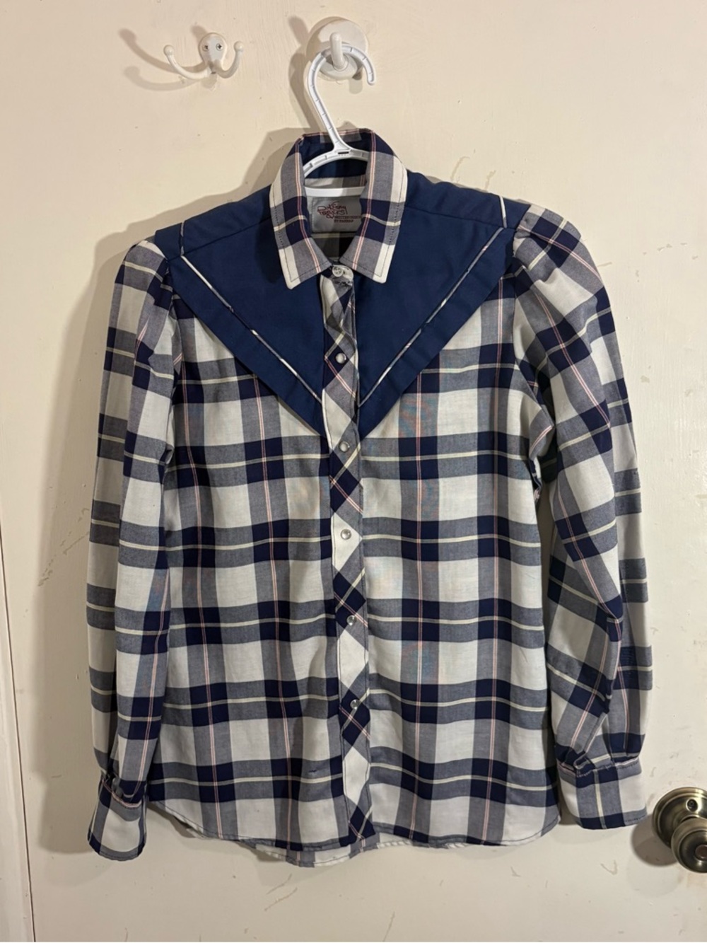 Kenny Rogers Western Collection by Karman Plaid Button-Up Shirt